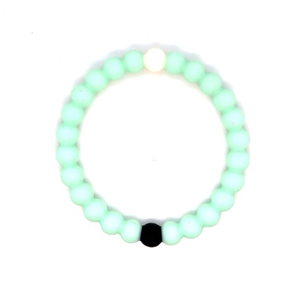 Teal Lokai Silicon Beaded Bracelet Excellent - Picture 1 of 3